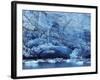 Ice Breaking off Glacier-Mick Roessler-Framed Photographic Print