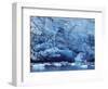 Ice Breaking off Glacier-Mick Roessler-Framed Photographic Print