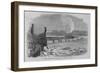 Ice Bridge across the East River - Rescue of Persons on the Broken Ice.-null-Framed Giclee Print