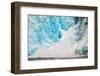 Ice calving off the Holgate Glacier, Kenai Fjords National Park, Seward, Alaska-Mark A Johnson-Framed Photographic Print