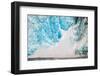 Ice calving off the Holgate Glacier, Kenai Fjords National Park, Seward, Alaska-Mark A Johnson-Framed Photographic Print