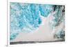 Ice calving off the Holgate Glacier, Kenai Fjords National Park, Seward, Alaska-Mark A Johnson-Framed Photographic Print