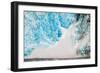 Ice calving off the Holgate Glacier, Kenai Fjords National Park, Seward, Alaska-Mark A Johnson-Framed Photographic Print