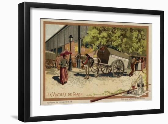 Ice Cart-null-Framed Giclee Print