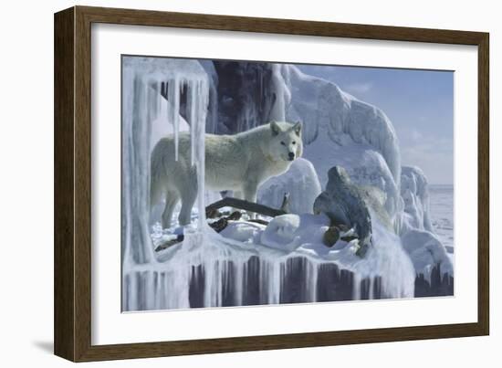 Ice Cascade-Gordon Semmens-Framed Giclee Print