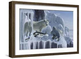 Ice Cascade-Gordon Semmens-Framed Giclee Print