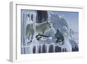 Ice Cascade-Gordon Semmens-Framed Giclee Print