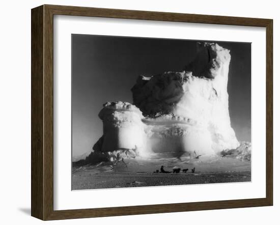 Ice Castle, Antarctica, C1911-Herbert Ponting-Framed Photographic Print