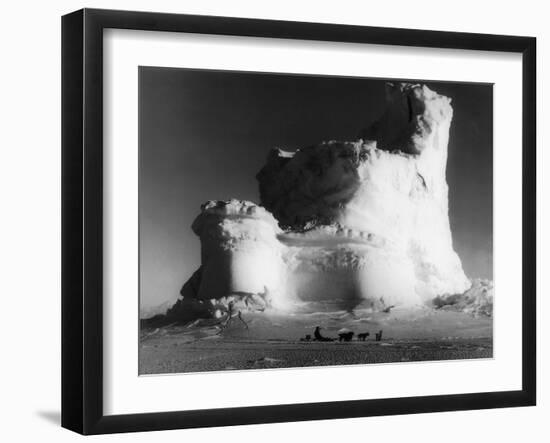 Ice Castle, Antarctica, C1911-Herbert Ponting-Framed Photographic Print