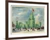 Ice Castle, Montreal - Winter Carnival 1887-null-Framed Giclee Print