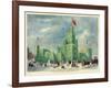 Ice Castle, Montreal - Winter Carnival 1887-null-Framed Giclee Print