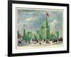 Ice Castle, Montreal - Winter Carnival 1887-null-Framed Giclee Print