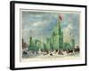 Ice Castle, Montreal - Winter Carnival 1887-null-Framed Giclee Print