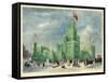 Ice Castle, Montreal - Winter Carnival 1887-null-Framed Stretched Canvas