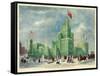 Ice Castle, Montreal - Winter Carnival 1887-null-Framed Stretched Canvas