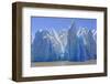 Ice Castles on a Sunny Day at the Grey Glacier in Torres Del Paine National Park in Patagonian, Chi-wildnerdpix-Framed Photographic Print