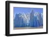 Ice Castles on a Sunny Day at the Grey Glacier in Torres Del Paine National Park in Patagonian, Chi-wildnerdpix-Framed Photographic Print