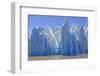 Ice Castles on a Sunny Day at the Grey Glacier in Torres Del Paine National Park in Patagonian, Chi-wildnerdpix-Framed Photographic Print