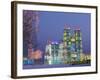 Ice Cathedral, Buildings Built of Ice, Ice and Snow Festival, Harbin, Heilongjiang, China-Walter Bibikow-Framed Photographic Print