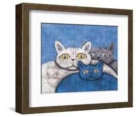 Ice Cats-Kevin Snyder-Framed Giclee Print