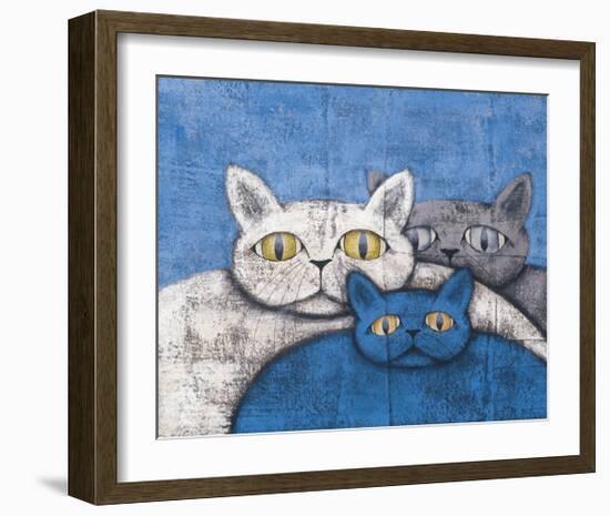 Ice Cats-Kevin Snyder-Framed Giclee Print