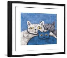 Ice Cats-Kevin Snyder-Framed Giclee Print