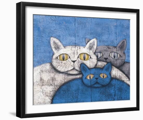 Ice Cats-Kevin Snyder-Framed Giclee Print