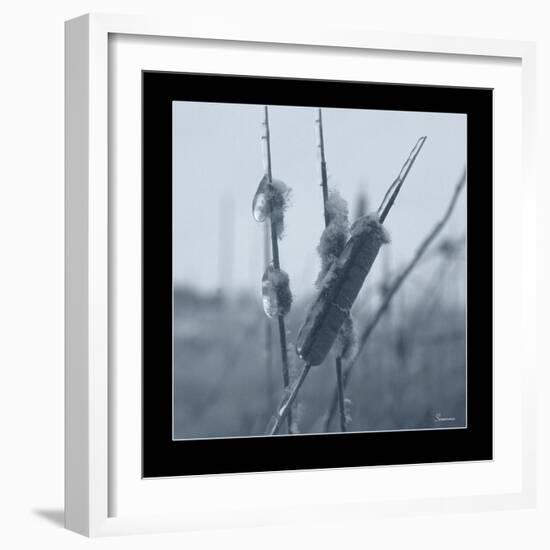 Ice Cattail 1-Gordon Semmens-Framed Giclee Print