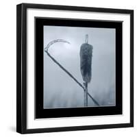 Ice Cattail 2-Gordon Semmens-Framed Premium Giclee Print