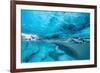 Ice cave below the Breidamerkurjokull Glacier, Iceland-David Noton-Framed Photographic Print