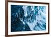 Ice cave below the Breidamerkurjokull Glacier, Iceland-David Noton-Framed Photographic Print