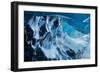 Ice cave beneath the Breidemerkurjokull glacier, Iceland-David Noton-Framed Photographic Print