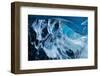 Ice cave beneath the Breidemerkurjokull glacier, Iceland-David Noton-Framed Photographic Print