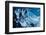 Ice cave beneath the Breidemerkurjokull glacier, Iceland-David Noton-Framed Photographic Print