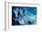 Ice cave beneath the Breidemerkurjokull glacier, Iceland-David Noton-Framed Photographic Print