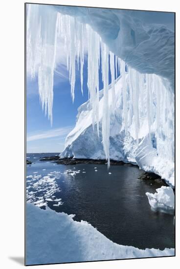 Ice Cave, Gerlache Strait, Antarctica-Paul Souders-Mounted Photographic Print