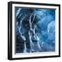 Ice cave in the glacier Breidamerkurjokull in Vatnajokull National Park.-Martin Zwick-Framed Photographic Print