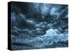 Ice cave in the glacier Breidamerkurjokull in Vatnajokull National Park.-Martin Zwick-Stretched Canvas