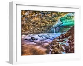 Ice Cave, South Coast, Iceland-John Ford-Framed Photographic Print