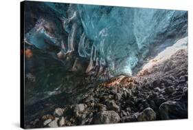 Ice Cave, Vatnajokull, South Iceland-demerzel21-Stretched Canvas