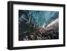 Ice Cave, Vatnajokull, South Iceland-demerzel21-Framed Photographic Print