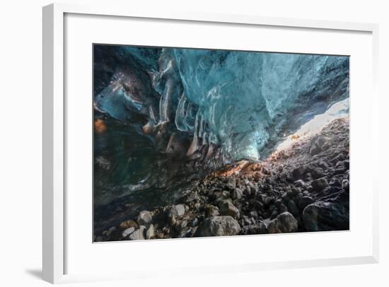 Ice Cave, Vatnajokull, South Iceland-demerzel21-Framed Photographic Print