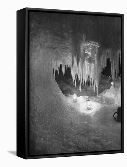 Ice Cavern-null-Framed Stretched Canvas