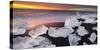 Ice Chunks on the Beach Next to Glacial River Lagoon Jškuls‡rlon (Lake), East Iceland, Iceland-Rainer Mirau-Stretched Canvas