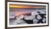 Ice Chunks on the Beach Next to Glacial River Lagoon Jškuls‡rlon (Lake), East Iceland, Iceland-Rainer Mirau-Framed Photographic Print