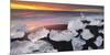 Ice Chunks on the Beach Next to Glacial River Lagoon Jškuls‡rlon (Lake), East Iceland, Iceland-Rainer Mirau-Mounted Photographic Print