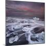 Ice Chunks on the Beach Next to Glacial River Lagoon Jškuls‡rlon (Lake), East Iceland, Iceland-Rainer Mirau-Mounted Photographic Print