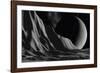 Ice Cliffs Of Miranda - Noir-David A Hardy-Framed Giclee Print