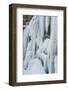 Ice Climber Ascending Stewart Falls Outside of Provo, Utah-Howie Garber-Framed Photographic Print