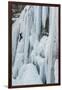 Ice Climber Ascending Stewart Falls Outside of Provo, Utah-Howie Garber-Framed Photographic Print